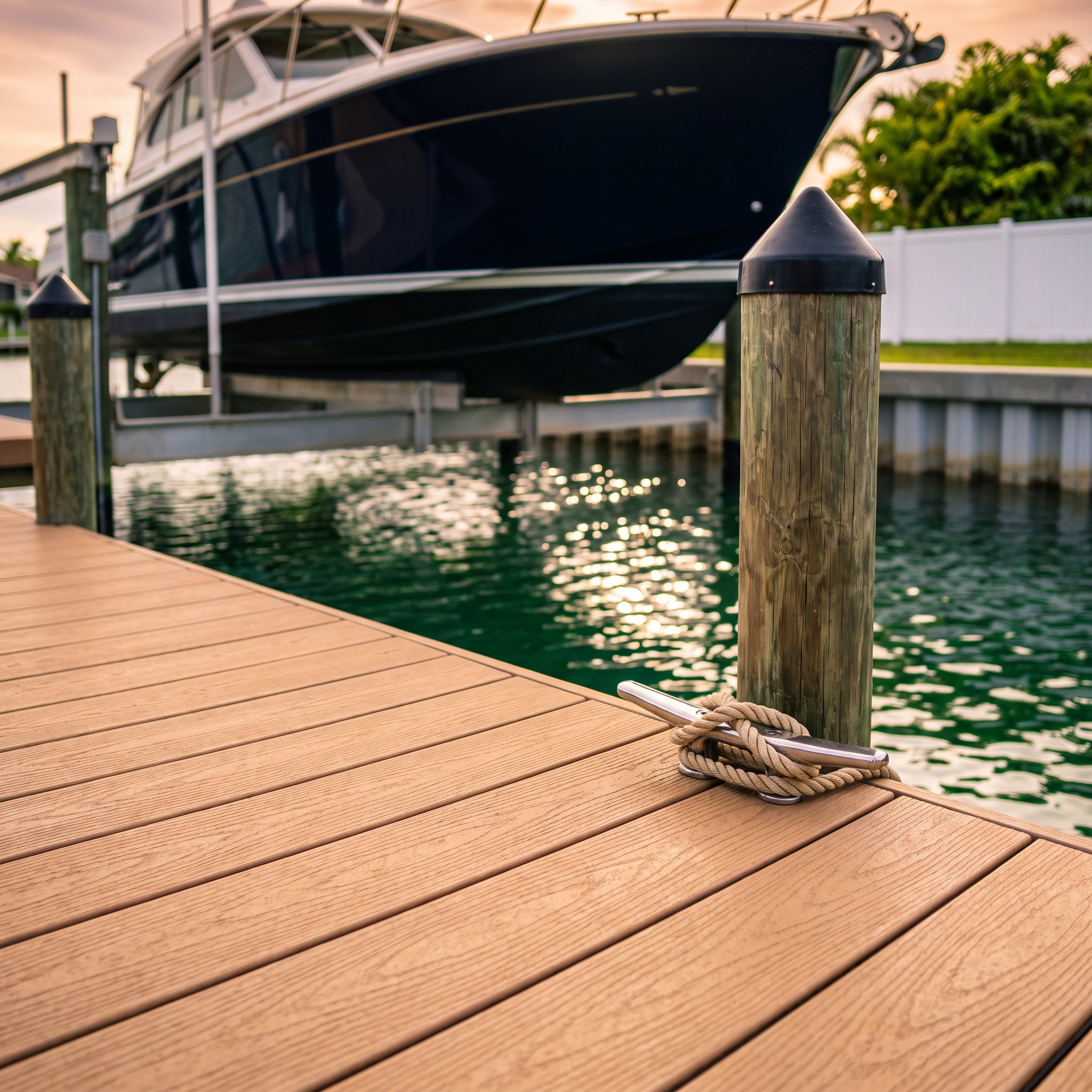 Waterfront deck project