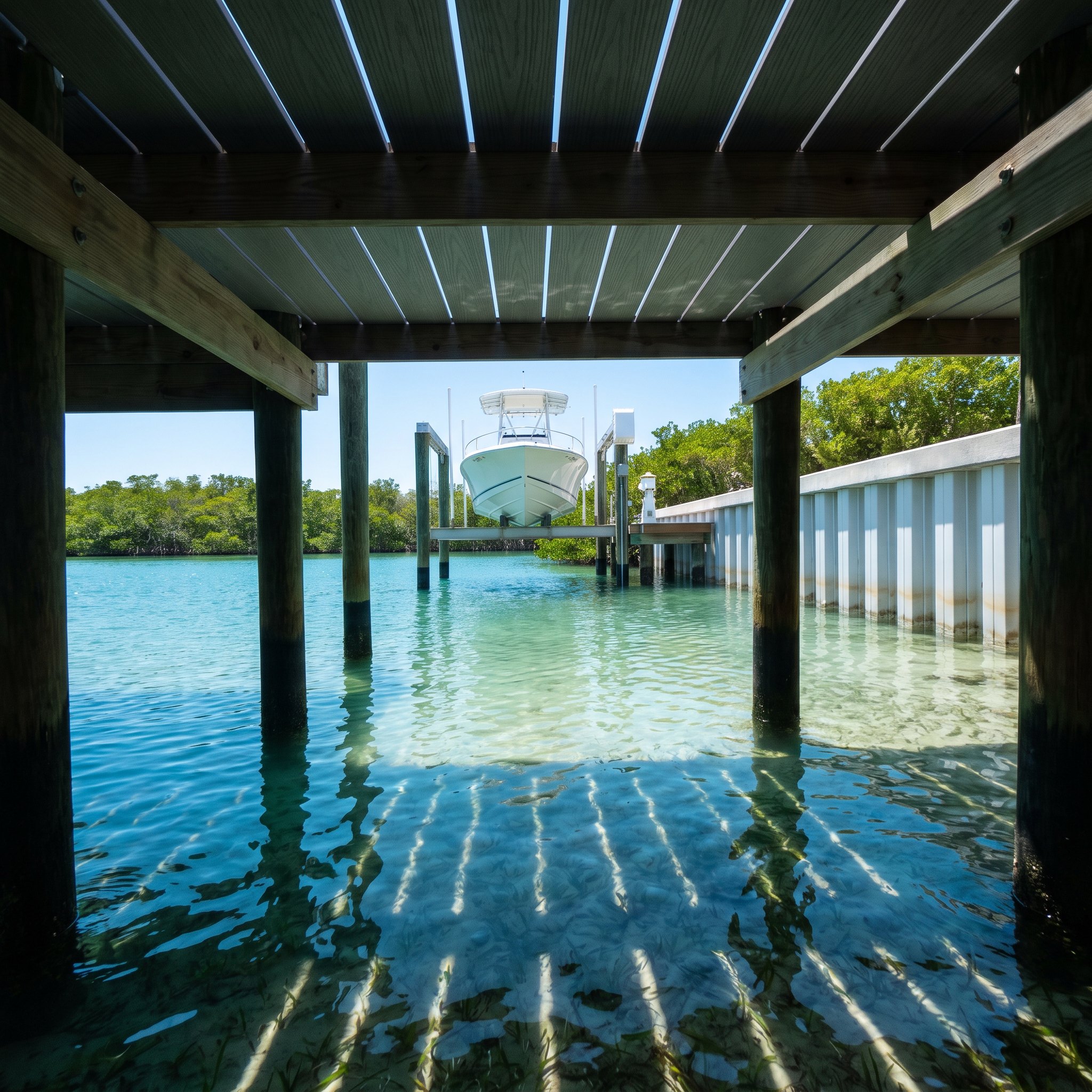 Under-dock restoration