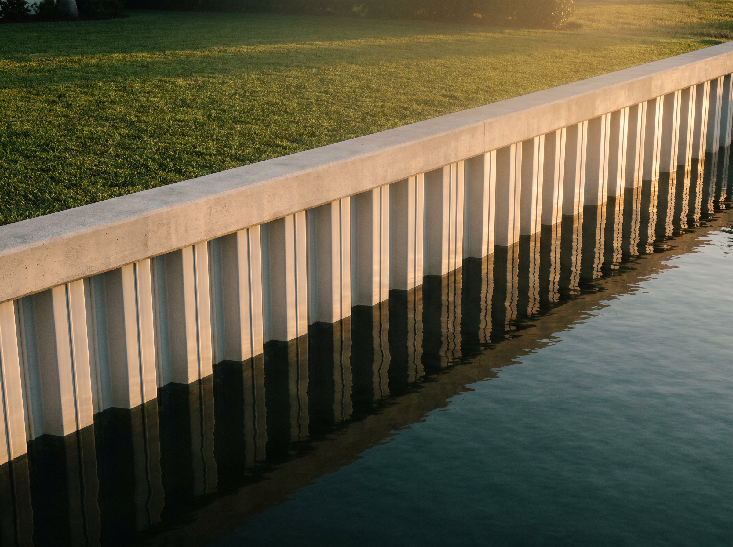 Vinyl seawall